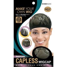 Most natural to look and feel - Open top, sides and back allows air to circulate for a cool - One size fits all - Secure fit Color: Black. Wig Cap, Open Top, Lace Wigs, One Size Fits All, To Look, That Look, Wigs, Hair Care, Hair Accessories