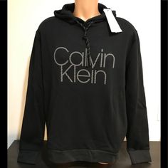 Br23 Men's Calvin Klein Hoodie 87% Cotton 13% Polyester Black/Gray New With Tags Calvin Klein Crew Neck Sweatshirt With Ribbed Cuffs, Calvin Klein Winter Sweatshirt With Ribbed Cuffs, Calvin Klein Crew Neck Winter Sweatshirt, Calvin Klein Crew Neck Sweatshirt For Winter, Calvin Klein Sporty Sweatshirt With Ribbed Cuffs, Calvin Klein Fall Streetwear Hoodie, Calvin Klein Winter Streetwear Sweatshirt, Calvin Klein Hoodie Sweatshirt For Fall, Calvin Klein Hooded Sweatshirt For Fall