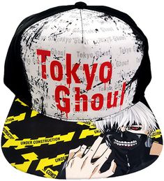 PRICES MAY VARY. Officially licensed Tokyo Ghoul cap by Great Eastern Entertainment. Wear this cool Tokyo Ghoul hat to protect your skin from harmful UV rays. 100% cotton. Machine washable with cold water and tumble dry low. One size fits most! Inside the hat, there is a small tag with the official licensing information! Cotton Novelty Letter Print Snapback Hat For Streetwear, Novelty Snapback Hat With Letter Print For Streetwear, White Flat Bill Baseball Cap With Graphic Print, White Graphic Print Flat Bill Baseball Cap, Tokyo Ghoul Mask, White Trucker Hat With Graphic Print For Streetwear, White Novelty Trucker Hat For Streetwear, White Graphic Print Baseball Cap For Streetwear, White Graphic Print Trucker Hat For Streetwear