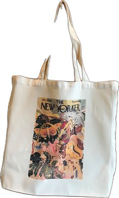 Artistic Rectangular Canvas Shopping Bag, Artistic Canvas Gift Bag For Shopping, Artistic White Shoulder Bag For Everyday, Artistic White Shoulder Bag For Shopping, Artistic Canvas Shopping Bag, Artistic Canvas Bag With Graphic Print For Everyday, Artistic White Canvas Tote Bag, Artsy Graphic Print Everyday Bag, Artsy White Everyday Shoulder Bag