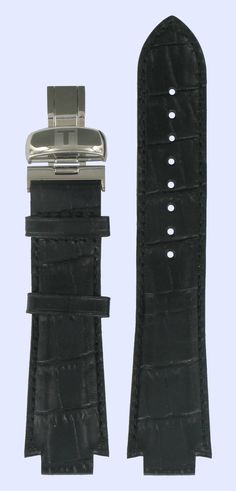 Tissot L860/960K - T-Trend Watch Band T600013130 Black Leather 13 mm TXL - TXS Formal Black Adjustable Watch Bands, Timeless Black Watch Band With Stainless Steel Clasp, Formal Black Watch Bands With Bracelet Strap, Classic Black Rectangular Watch Bands, Formal Black Watch Bands With Stainless Steel Clasp, Classic Formal Watch Bands, Watch Band Bracelet, Tissot Watches, Band Bracelet