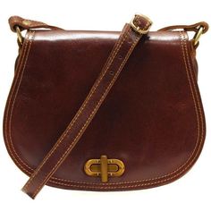 Floto Firenze Italian Leather Saddle Crossbody Women's Bag Leather Saddle Bags, Duck Canvas, Saddle Bag, Full Grain Leather, Crossbody Shoulder Bag, Italian Leather, Saddle Bags, Women's Bag, Saddle