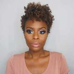 Hair and makeup 4c Tapered Natural Hair, Curly Hair Ideas Hairstyles, Short Curly Hair Ideas, Curly Hair Ideas, Hairstyles Pictures