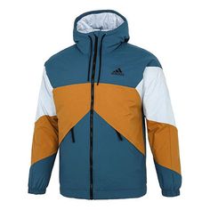 adidas Thermal Back to Sport Jacket 'Teal Brown White' GT7396 Sporty Breathable Winter Outerwear, Sporty Adidas Windbreaker For Winter, Adidas Logo Windbreaker For Winter, Adidas Athleisure Windbreaker For Winter, Adidas Green Winter Windbreaker, Adidas Track Jacket For Outdoor Activities, Adidas Winter Athleisure Windbreaker, Adidas Athleisure Windbreaker For Outdoor, Athleisure Adidas Windbreaker For Outdoor Activities