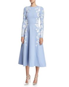 Daytime Dress, Laura Bush, Wedgwood China, Daytime Dresses, Wool Dress, Fit Flare Dress, Blue Dress, Fit & Flare, Pretty Dresses