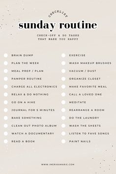 The Perfect Sunday Routine to Reset Your Life + FREE CHECKLIST Reset Checklist 2023, Sunday Reset Cleaning Checklist, Sunday Reset Routine Checklist, Sunday Reset Checklist, Life Reset Checklist, Weekly Reset Checklist, Getting Your Life Together Checklist, Reset Routine Checklist, Weekly Reset Routine