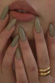 Smink Inspiration, Grunge Nails, Green Nail, Makijaż Smokey Eye, Soft Nails, Funky Nails, Pretty Acrylic Nails, Chic Nails, Cute Acrylic Nails