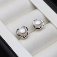 Freshwater Pearl Fine Stud Earrings In S925 Sterling Silver That Will Make You Feel Like A Mermaid. Pearl Is 10-11 Mm. This Listing Is For Color White, Also Available In Gray And Black (Pls. See Other Listing). Brand New Boutique Items. Bundle For Discounts And Save On Shipping. Tags: Fashion, Fine Jewelry, S925, Genuine, Sparkling, Glam, Glitz, Party, Evening, Elegant, Classy, Gift Small Pearl Earrings, Natural Pearl Jewelry, Gold Star Earrings, Natural Pearl Earrings, White Studs, Silver Pearl Earrings, Jewelry White, Jewelry Pearl, Gemstone Stud Earrings