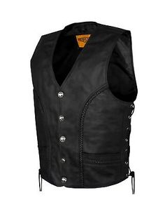 Great shopping ideas for Men's Black Leather Vest Motorcycle Concealed Buffalo Snap Braided Waistcoat, Mens Clothing Black Leather Vest, Buffalo Nickel, Mens Black Leather, Men's Coats & Jackets, Leather Vest, Sweater Coats, Jacket Style, Top Rated, Mens Coats