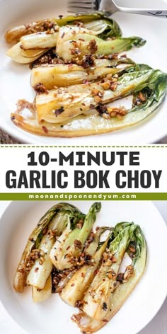 This garlic bok choy stir fry is easy and ready in just 10 minutes! Not only is this Easter side dish recipe bursting with flavor, but it is also vegetarian, vegan, gluten-free, dairy-free, and nut-free. Put this sauteed bok choy on your Easter dinner ideas! Garlic And Ginger, Gluten Free Sides Dishes, Favorite Side Dish, Healthy Side Dishes, Side Recipes, Dinner Dishes, Vegetable Side Dishes, Side Dishes Easy, Side Dish Recipes