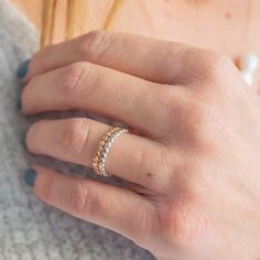 Dot Ring Set – adorn512 Stackable Adjustable Eternity Band For Everyday, Violet Necklace, Balloon Earrings, Morse Code Necklace, Single Stone Ring, Dot Ring, Floating Necklace, Pearl Chain Necklace, Thread Earrings