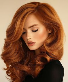 Fall Hair Colors Copper, Cheveux Oranges, Color Formulas, Copper Highlights, Colour Hair, Red Haired Beauty, Red Hair Woman, Soft Caramel, Black Hair With Highlights