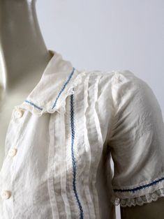 1920s silk blouse cream pin tuck lace button up top xs | Etsy Fitted Ruffled Blouse For Gatherings, Fitted Ruffles Blouse For Gatherings, Fitted Ruffle Blouse For Gatherings, Fitted Linen Cream Blouse, Fitted Cream Linen Blouse, Summer Fitted Blouse With Pintucks, Fitted Vintage Blouse For Gatherings, Fitted Linen Tops With Lace Trim, Vintage Linen Blouse With Buttons