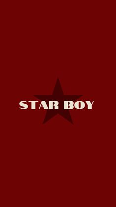 the star boy logo on a red background