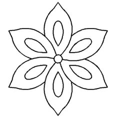 a flower with leaves on it is shown in the shape of a cross stitch pattern