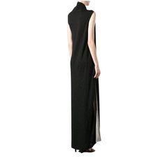 This maxi dress from Jean Paul Gaultier appears to have been made for a fashion diva like yourselfCut from fine materialsPolyamide 18% Rayon 82%Designer Style ID: gpd751agd603aColor: 791Dry Clean OnlyMade in Italy Fashion Diva, Diva Fashion, Metallic Dress, Paul Gaultier, Long Sleeve Mini, Black Metallic, Designer Style, Jean Paul, Jean Paul Gaultier