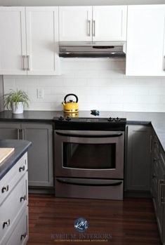 the kitchen is clean and ready for us to use it's new stainless steel appliances