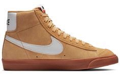 Nike Blazer Mid '77 Wheat Gum DB5461-700 Nike Fashion Sneakers, 40 Women, Nike Blazer Mid 77, Nike Blazer Mid, Nike Blazers Mid, Nike Brand, Blazer Mid, Aesthetic Shoes, Trending Sneakers