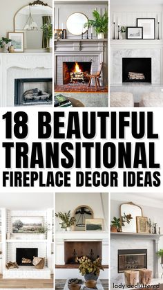 18 Beautiful Transitional Fireplace Decor Ideas Fireplace Mantel Update, Decorating In Front Of Fireplace, Decorate Fireplace Mantle Ideas, 2024 Mantle Decor, Over The Mantle Decor Ideas, Over The Fireplace Decor Mantel Ideas, Wide Mantle Decor, How To Decorate A Fireplace Mantel Ideas, Artwork On Mantle