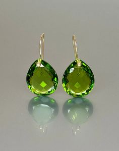 Peridot Jewelry, Peridot Earrings, Topaz Earrings, Peridot Gemstone, Fancy Jewelry, Gems Jewelry, Fine Jewellery Earrings, Girly Jewelry, Luxury Jewelry