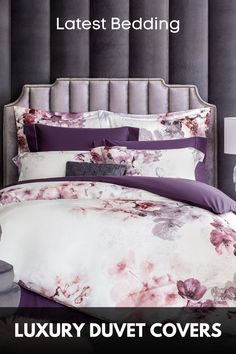 Luxury Duvet Covers Sale on Queen & King Size | Latest Bedding Lavender Bedroom, College Bedding, Bed Comforter Sets, Luxury Duvet Covers, Girl Beds, Bed Linen Sets, College Dorm Rooms, Cool Beds, Home Decor Store