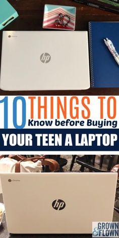 an open laptop computer sitting on top of a wooden desk next to other office supplies