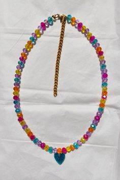 ☙ This transparent colorful crystal beaded necklace, that looks like eatable candies, is all you need to achieve this back in the 90s nostalgia style. It is lightweight and comfortable to wear everyday with your casual outfits to add a playful touch. You can offer it to your friends, kids and partners as a birthday gift or their school year start gift etc. ❧ The necklace has extended chain to fit up to 45 cm ≈ 18 inches length https://www.etsy.com/shop/LeChatAccessories Adjustable Rainbow Crystal Necklace With Faceted Beads, Trendy Beaded Crystal Necklaces, Y2k Style Adjustable Colorful Beaded Jewelry, Trendy Adjustable Beaded Crystal Necklaces, Adjustable Colorful Beaded Y2k Style Jewelry, Adjustable Y2k Jewelry With Colorful Beads, Trendy Handmade Crystal Necklaces, Y2k Adjustable Beaded Necklaces, Adjustable Multicolor Crystal Choker Necklace