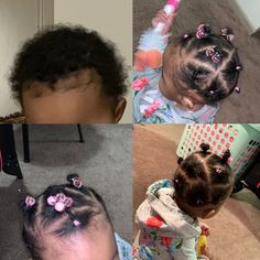 4c Baby Hairstyles, Black Toddler Hairstyles Girl Short, Short Hair Baby Girl Styles, One Year Old Hairstyles