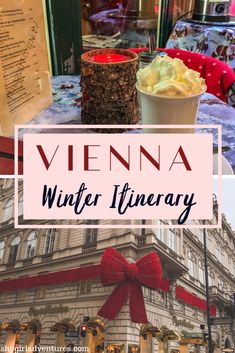 the vienna winter itinerary with text overlay