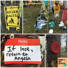 there are many signs that have been placed on the trees for people to see and do something