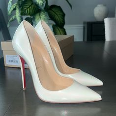 Reposhing This Item I Purchased From @Kolynn. Loved It, But Ready To Rotate For Something New. Questions? Leave A Comment Below! Louboutin So Kate, Christian Louboutin So Kate, So Kate, Louboutin Shoes, Christian Louboutin Shoes, Something New, Shoes Women Heels, Christian Louboutin, Red White