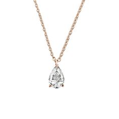 Solitaire Diamond Necklace, Pear Lab Grown Diamond Necklace, 14K Solid Gold Necklace, Teardrop Diamond Pendant, Anniversary Gift Necklace, Handmade Jewelry By Denyjewel * Diamond Details * ↦ Total Diamond Weight : 0.75 Carats ↦ Center Diamond Shape : Pear ↦ Center Diamond Weight : 0.75 CT ↦ Color: E F ↦ Clarity: VS1 ↦ Setting: Prong ↦ Necklace Length: Selectable This lab-grown diamond was grown by the CVD /HTHP process. * Jewelry Details * ↦ Metal Purity: 14K Solid Gold ↦ Metal Tone: Yellow, Whi Timeless Pear-shaped Anniversary Necklace, Pear-shaped Necklace With 17 Jewels, Rose Gold Teardrop Necklace Fine Jewelry, Classic Rose Gold Teardrop Necklaces, Classic Rose Gold Teardrop Necklace, Formal Teardrop Rose Gold Necklace, Formal Rose Gold Teardrop Necklace, Rose Gold Teardrop Pendant Necklace For Formal Occasions, Rose Gold Teardrop Necklace For Formal Occasions