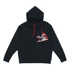 Air Jordan Jumpman Holiday Casual Sports Fleece Lined Black CT3458-010 (Men's) Streetwear Moisture-wicking Hoodie, Sporty Fleece Sweatshirt For Sports, Urban Fleece Sweatshirt For Sports, Urban Style Fleece Sweatshirt For Sports, Functional Moisture-wicking Hoodie For Streetwear, Sporty Fleece Hoodie For Streetwear, Athletic Fit Casual Hooded Hoodie, Functional Winter Streetwear Activewear, Sporty Fleece Sweatshirt For Outdoor