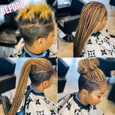 Reda on Instagram: "Box Braids On Short Hair #atl #atlanta #atlhairstylist #atlantahairstylist #stylist #mua #braids #feedinbraids #cornrows #knotlessbraids…" Box Braids On Short Hair, Braids On Short Hair, Braid Videos