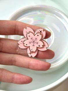 Cute Pink Pins, Cherry Blossom Kawaii, Lanyard Pins, Pink Enamel Pins As Gift, Cute Hair Pins Kawaii, Kawaii Pins, Kawaii Pink Enamel Pin Gift, Kawaii Brooch, Pink Kawaii Enamel Pin Gift