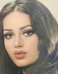 Persian Eyes, Vintage Glam Makeup, Vintage Eye Makeup, Turkish Makeup, Middle Eastern Beauty, Persian Makeup, Klasik Hollywood, Middle Eastern Makeup, 50s Makeup