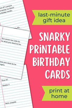 Funny snarky printable greeting cards with minimal design. Birthday Cards Cute, Cute Calendars, Funny Printable Birthday Cards, Printable Birthday Cards, Funny Printables, Birthday Card Printable