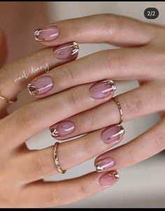 Small Nails Design Classy, Subtle Nails, Work Nails, Blush Nails, Bridal Nails, Elegant Nails