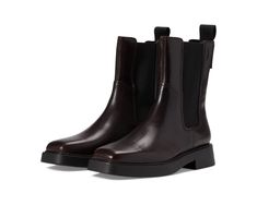 Vagabond Shoemakers Jillian Leather Chelsea Bootie | Zappos.com Vagabond Boots Brown, Vagabond Black Boots, 2976 Bex Smooth Leather Chelsea Boots, Chealsea Boots, Boots Square Toe, Leather Chelsea Boots, Boot Shoes Women, On Off, Java