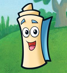 an image of a cartoon bottle with a happy face on it's side in the grass