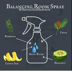 Cleansing Room Spray, Witchy Room, Witch Board