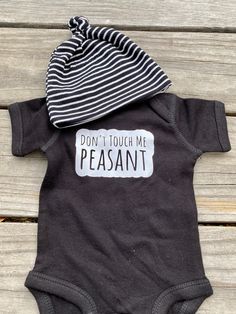 Our 100% cotton "Don't Touch Me Peasant Top" a funny tee for your little one! In pink or black, your son or daughter could rock this tee! Black Letter Print T-shirt For Playtime, Black T-shirt With Letter Print For Playtime, Cute Black Unisex T-shirt, Cute Unisex Black T-shirt, Black Cotton Tops For Playwear, Black T-shirt With Name Print For Parenting, Black Family Matching T-shirt For Playtime, Playful Black Top With Letter Print, Playful Black Tops With Letter Print