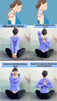 Quick Yoga, Bolesti Chrbta, Posture Exercises, Daily Yoga Workout, Body Exercise, Do Yoga, Easy Yoga Workouts