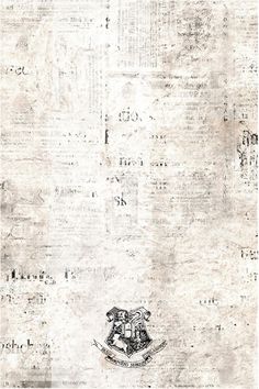 an old piece of paper with some writing on it and a coat of arms in the middle