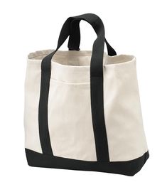 Carry necessities with a touch of traditional style.Durable 10-ounce 100% cotton twill contrast canvas bottom Deep exterior pocket for easy decoration Cotton web handles Dimensions: 14.5 h x 14 w x 5.5 d; Approx. 1 116 cubic inchesNote: Bags not intended for use by children 12 and under. Includes a California Prop 65 and social responsibility hangtag. Canvas Grocery Bag, Boat Bag, Company Bag, Medical Bag, Shopping Totes, Port Authority, Backpack Tote Bag, Work Wear Women, Social Responsibility