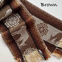 This beautiful Alpaca wool scarf is woven from Alpaca wool blend with llama and chakanas design. This scarf is originally made from local makers in Cusco - Peru. This beautiful scarf is a perfect cozy gift for your love one.  Features: * Made from Alpaca and acrylic yarn. Measurements:   62 inches (L) x 9.5 inches (W) Dry clean or hand wash gently in cold water with mild detergent - dry flat - no machine dryer Cusco Peru, Alpaca Scarf, Dryer Machine, Cozy Gift, Alpaca Wool, Wool Scarf, Llama, Acrylic Yarn, Alpaca