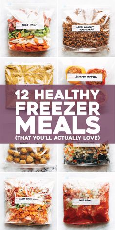 twelve freezer meals that you'll actually love