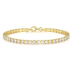 PRICES MAY VARY. 【Trendy Tennis Chain Design】This gold рlаtеd chain bracelet for women embodies a modern yet timeless design that seamlessly blends luxury and contemporary fashion. Its sophisticated look makes it nice 14k gold bracelets for women for those who want to stay on trend while maintaining a classic elegance. It’s an ideal dainty gold bracelet stack for fashion-forward individuals who appreciate nice gold jewelry. 【Shining Cubic Zirconia】The gold bracelets for men bracelet feature a cl Nice Gold Bracelet, Stack Gold Bracelets, Gold Bracelets Stacked, Dainty Gold Chain, Dainty Gold Bracelet, Gold Chain Bracelet, Cubic Zirconia Bracelet, Xmas List, Presents For Women