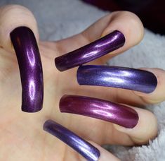 multi chrome nails Ballerina Nails Designs, Chrome Nails Designs, Nail Photos, Accent Nails, False Nail, Chrome Nails, Clean Hands, Color Chrome, False Nails