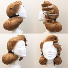 Wedding Makeup Vintage, 50s Hairstyles, Drag Make-up, 1940s Hairstyles, Retro Pinup, Pin Up Hair, Retro Pin Up, Vintage Makeup